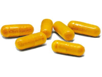 Abbildung von Curcumin Kapseln